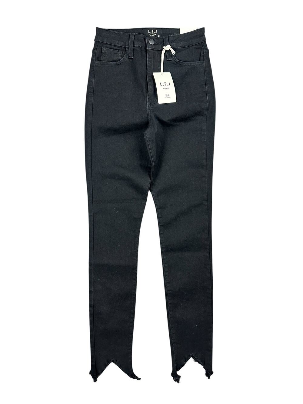 L.T.J. (Letter to Juliet) Amore High Rise Skinny Fit Jeans Black NWT — Size 24
